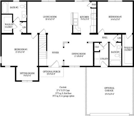 Currituk Modular Home Floor Plan First Floor